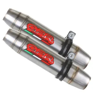 Hit cenowy Podwójny Tłumik G.P.R Deeptone Inox [Inox] - Aprilia Dorsoduro 750 [08-16]