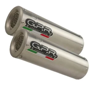 Oferta limitowana Podwójny tłumik G.P.R M3 Titanium Natural [Slip-On, Titanium] - Ducati 1098 [06-12]