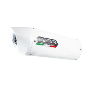 Ekspresowa dostawa Pełny układ wydechowy G.P.R Albus Ceramic [Aluminium-White Glossy] - Honda CRF 450 R/E [06-08]