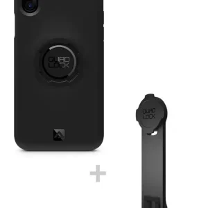Zniżka Zestaw: etui na telefon iPhone X / XS + adapter do statywu Quad Lock