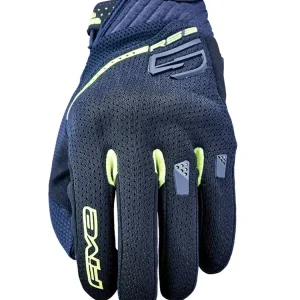 Rękawice motocyklowe tekstylne Five RS3 Evo Airflow czarno-żółte Ostatnia szansa