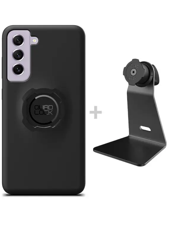 Zestaw na biurko: etui na telefon Samsung Galaxy S21FE + uchwyt Quad Lock Hit cenowy