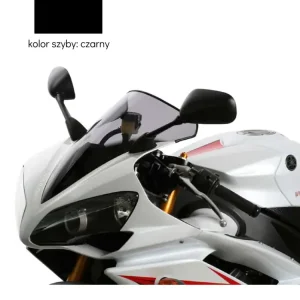 Darmowy zwrot Szyba motocyklowa MRA Oryginalny kształt "O" Yamaha YZF R 1 (07-08) czarna