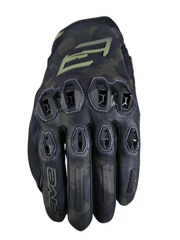 Rękawice motocyklowe tekstylne Five Stunt Evo 2 khaki Nowość