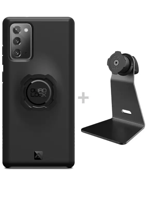 Zestaw na biurko: etui na telefon Samsung Galaxy Note20 + uchwyt Quad Lock Nie przegap