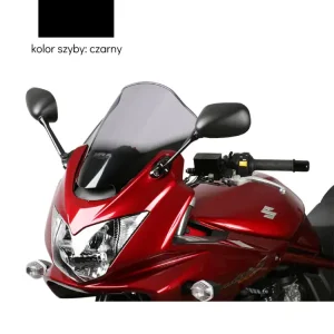 Wyjątkowa oferta Szyba motocyklowa MRA Racing "R" Suzuki GSF Bandit 650 S (05-08)/ 1200 S (06-10)/ 1250 S (07-16) czarna