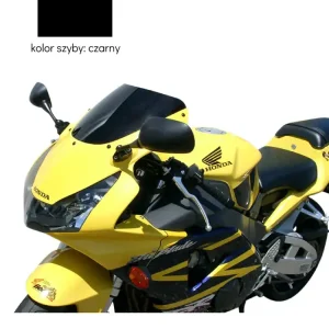 Dostępne od ręki Szyba motocyklowa MRA oryginalny kształt "O" Honda CBR 900 RR (02-03) czarna
