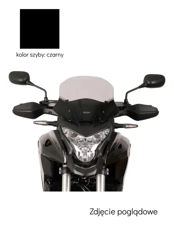 Szyba motocyklowa MRA Touring "T" Honda VFR 1200 X Crosstourer (12-15) czarna Wysoka jakość