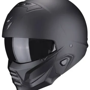 Nie przegap Kask modułowy Scorpion Exo-Combat II Solid czarny matowy