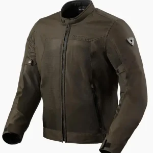 Kurtka motocyklowa tekstylna REV’IT! Eclipse 2 czarno-zielona Dostępne od ręki