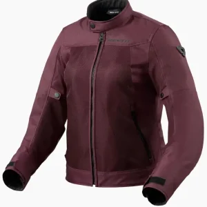 Premium Kurtka motocyklowa damska tekstylna REV’IT! Eclipse 2 ciemnoczerwona