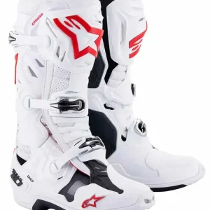 Oferta czasowa Buty enduro Alpinestars MX Tech 10 Supervented biało-czerwone