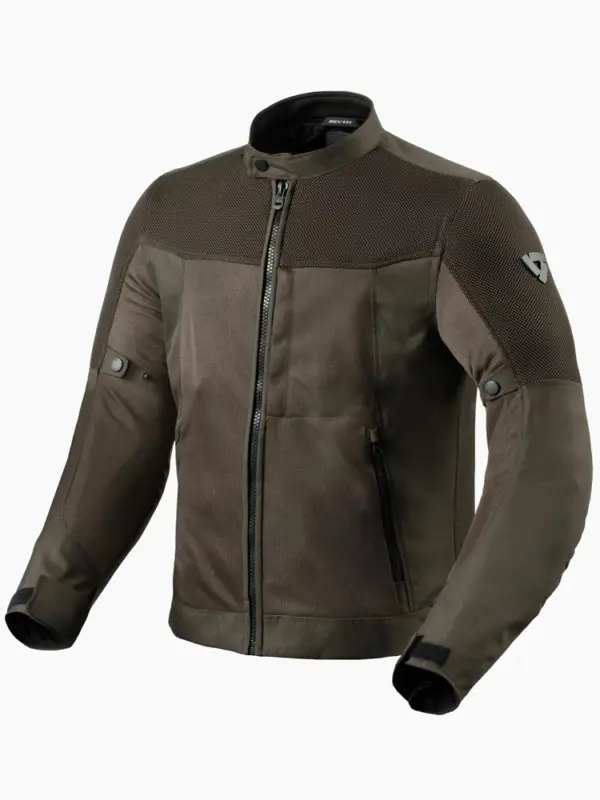 Kurtka motocyklowa tekstylna REV’IT! Vigor 2 czarno-zielona Wyjątkowa oferta