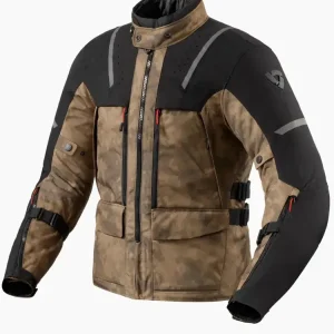 Kurtka motocyklowa tekstylna REV’IT! Offtrack 2 H2O czarno-brązowa Premium
