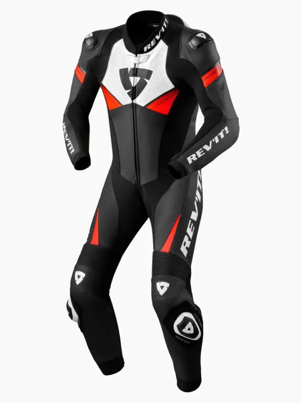Okazja Kombinezon motocyklowy jednoczęściowy REV’IT! Argon 2 czarno-fluo czerowny