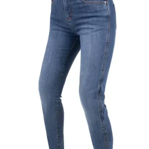 Premium Jeansy motocyklowe damskie Rebelhorn Classic III Slim Fit niebieskie