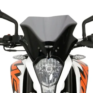 Bezpieczna płatność Szyba motocyklowa MRA Racing "R" KTM Duke 125/ 200/ 150/ 390 (-16) przyciemniana