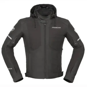 Kurtka motocyklowa tekstylna Modeka Jakson czarna Taniej