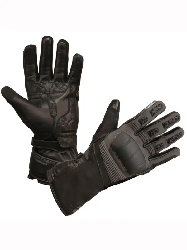 Rękawice motocyklowe damskie Modeka Black Ridge szaro-czarne Do wyczerpania zapasów