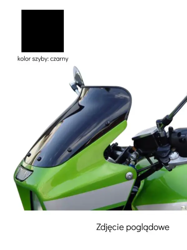 Ekspresowa dostawa Szyba motocyklowa MRA Spoiler "S" Kawasaki ZRX 1100 (97-01)/ 1200 R (01-19) czarna