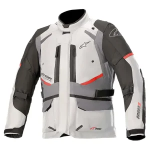 Oferta limitowana Kurtka motocyklowa tekstylna Alpinestars Andes v3 Drystar® czarno-biało-czerwona