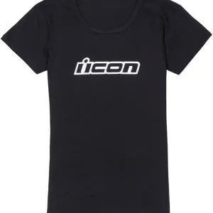 Koszulka damska Icon Clasicon czarna Bezpieczne zakupy