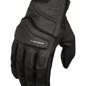 Rękawice motocyklowe Icon Superduty 3 czarne Darmowy zwrot