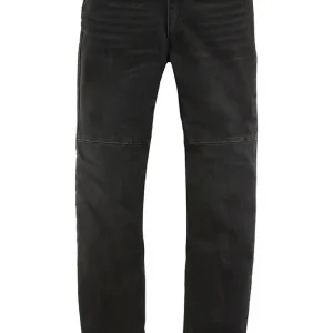 Najlepsza cena Jeansy motocyklowe Icon Uparmor czarne