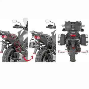 Zamów dziś Stelaż kufrów bocznych Monokey GIVI Kawaskai Versys 1000/ SE (19-24)/ 1100 (25-)