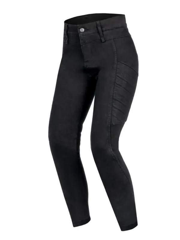Do wyczerpania zapasów Jeansy motocyklowe damskie Rebelhorn Ash czarne