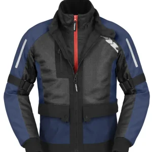 Tylko do końca tygodnia Kurtka motocyklowa tekstylna Spidi Net H2Out czarno-niebieska
