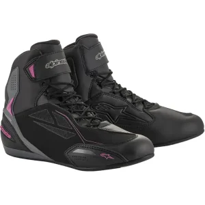 Buty motocyklowe damskie Alpinestars Stella Faster-3 Drystar® czarno-różowe Wyjątkowa oferta