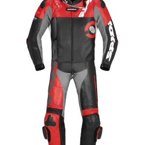 Kombinezon motocyklowy dwuczęściowy Spidi DP-Progressive Touring czarno-szaro-czerwony Hit cenowy
