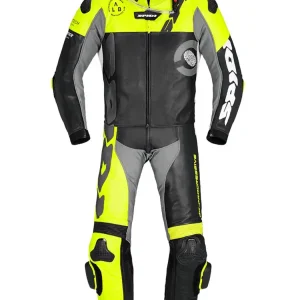 Kombinezon motocyklowy dwuczęściowy Spidi DP-Progressive Touring czarno-szaro-żółty Bezpieczna płatność