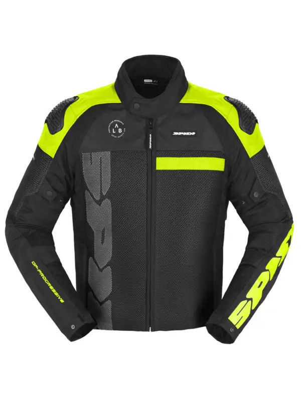 Kurtka motocyklowa tekstylna Spidi Progressive Net WindOut czarno-żółta Sprawdź teraz