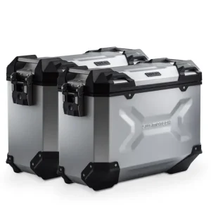 Zniżka Zestaw: kufry boczne TRAX ADV + stelaże PRO Sw-Motech Honda NC750X/XD (20-) (pojemność: 2 x 37 L) srebrne