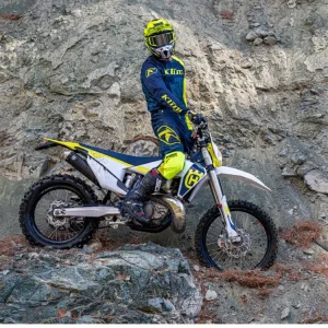 Oferta czasowa Spodnie cross Klim XC Lite niebiesko-żółte