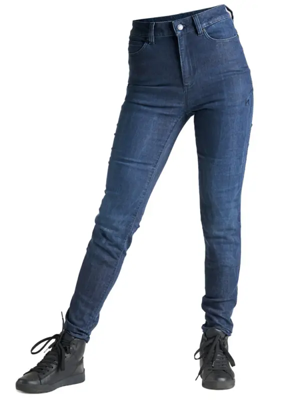 Jeansy motocyklowe damskie Pando Moto Kusari Cor 02 niebieskie Super okazja