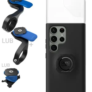 Oferta czasowa Zestaw rowerowy: etui na telefon Samsung Galaxy S23 Ultra + wodoodporny pokrowiec + mocowanie Quad Lock