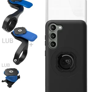 Zestaw rowerowy: etui MAG na telefon Samsung Galaxy S23+ (magnetyczne) + wodoodporny pokrowiec MAG + mocowanie Quad Lock Najlepsza cena