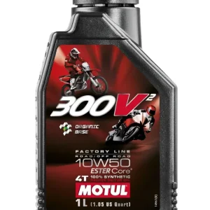 Ograniczona ilość Olej silnikowy Motul 300V2 4T 10W50 [pojemność: 1 L]