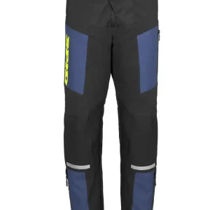 Spodnie motocyklowe tekstylne Spidi Enduro Pro czarno-niebiesko-żółte Ostatnie sztuki