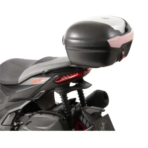 Ekspresowa dostawa Zestaw: kufer centralny Journey 40 + stelaż Hepco&Becker Aprilia SR GT 125/200/Sport (22-) czarno-srebrny