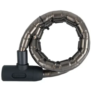 Kabel zabezpieczający przed kradzieżą Oxford Smoke ze wzmacnianym zapięciem [dł.: 1.4m] Wybór klientów
