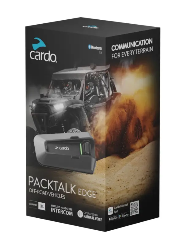 Ostatnia szansa Interkom motocyklowy Cardo Packtalk Edge ORV (2 zestawy)