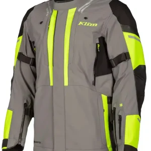 Nie przegap Kurtka motocyklowa tekstylna Klim Latitude szaro-fluo żółta