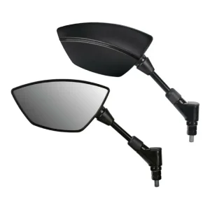 Okazja Lusterka Lampa Bat mocowane na kierownicy [para; prawy gwint M10 x 1.25]