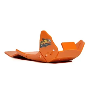 Ograniczona ilość Płyta pod silnik AXP Racing Xtrem KTM 250SX/300SX/250XC/300XC (23-) z osłoną podnośnika pomarańczowa