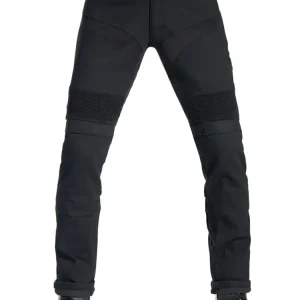 Najlepsza cena Jeansy motocyklowe Pando Moto Karldo Slim czarne
