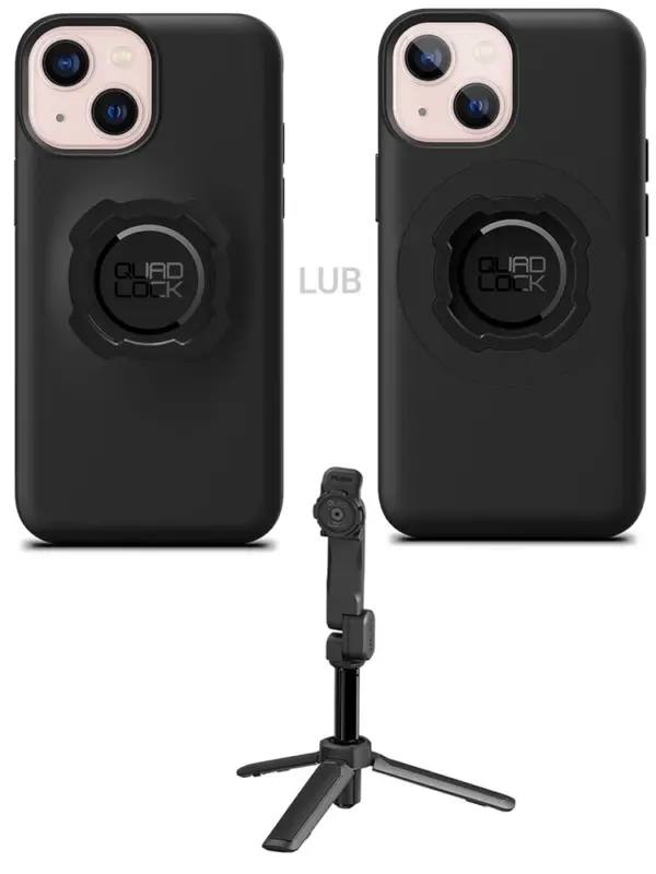 Ostatnie sztuki Zestaw: etui na telefon iPhone 13 mini + statyw/ selfie stick Quad Lock